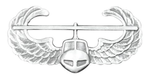 Army Air Assault Badge - Oxidized Finish