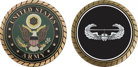 Army Air Assault Wings Challenge Coin