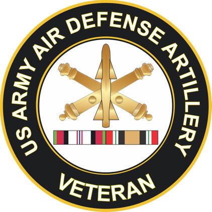 Army Air Defense Artillery Afghanistan and Iraq Decal