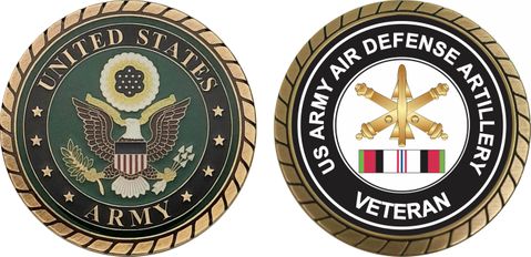 Army Air Defense Artillery Afghanistan Challenge Coin