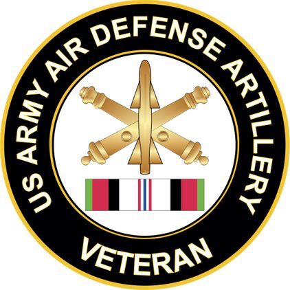 Army Air Defense Artillery Afghanistan Decal