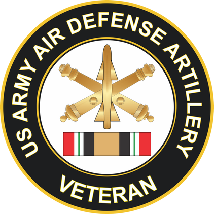 Army Air Defense Artillery Iraq Veteran Decal