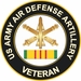 Army Air Defense Artillery Vietnam Veteran Sticker