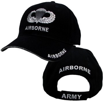 Army Airborne Jump Wings Embroidered Ball Cap