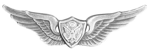 Army Aircrew Badge - Oxidized Finish
