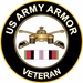 Army Armor Afghanistan Decal