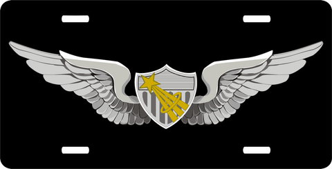 Army Astronaut License Plate