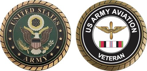 Army Aviation Afghanistan Challenge Coin