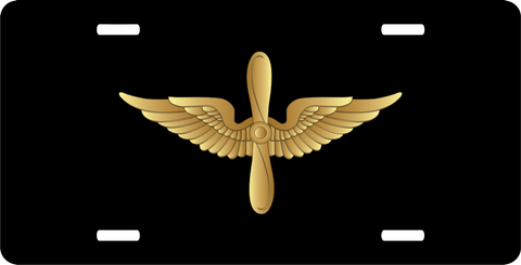 Army Aviation Corps Insignia License Plate