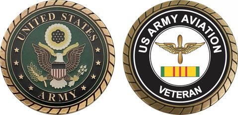 Army Aviation Corps Vietnam Veteran Challenge Coin