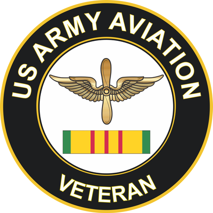 Army Aviation Corps Vietnam Veteran Sticker