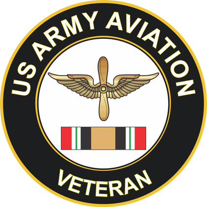 Army Aviation Iraq Veteran Decal