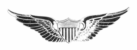 Army Aviator Badge - Mirrored Finish