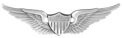 Army Aviator Badge - Oxidized Finish