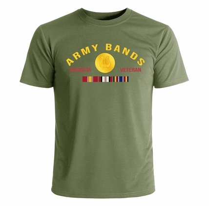 Army Bands Afghanistan Veteran T-Shirt