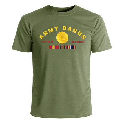 Army Bands Iraq Veteran T-Shirt