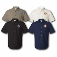 Army Brigade Insignia Button Down Shirts Thumbnail Illustration