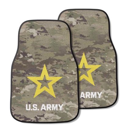 U.S. Army 2-pc Carpet Car Mat Set
