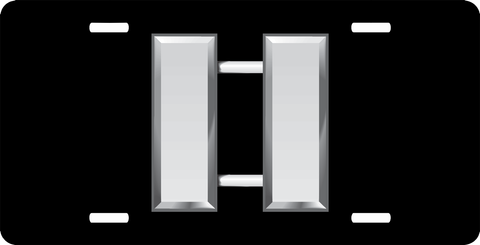 Army Captain Rank License Plate