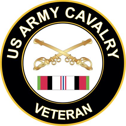 Army Cavalry Afghanistan Decal