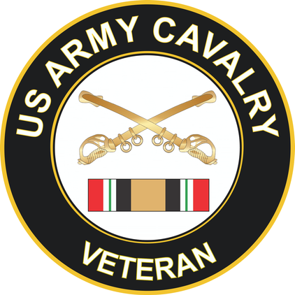 Army Cavalry Corps Iraq Veteran Decal