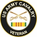 Army Cavalry Vietnam Veteran Sticker