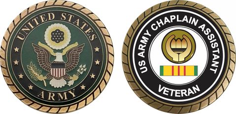 Army Chaplain Assistant Vietnam Veteran Challenge Coin