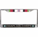 Army Chaplain Corps Afghanistan Veteran License Plate Frame