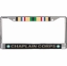 Army Chaplain Corps Gulf War Veteran License Plate Frame