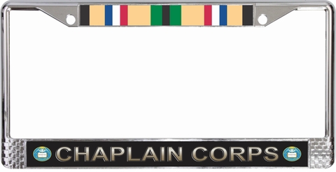 Army Chaplain Corps Gulf War Veteran License Plate Frame
