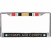 Army Chaplain Corps Iraq Veteran License Plate Frame
