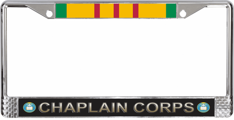 Army Chaplain Corps Vietnam Veteran License Plate Frame
