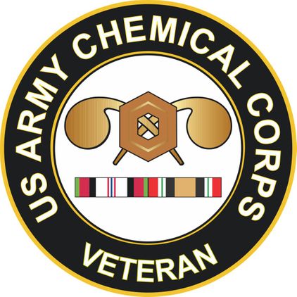 Army Chemical Corps Afghanistan and Iraq Decal