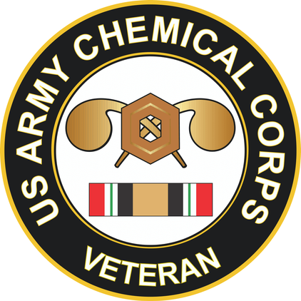 Army Chemical Corps Iraq Veteran Decal
