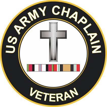 Army Christian Chaplain Afghanistan and Iraq Decal