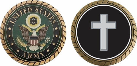 Army Christian Chaplain Corps Challenge Coin