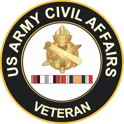 Army Civil Affairs Afghanistan and Iraq Decal