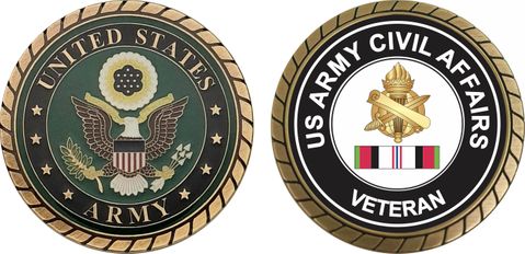 Army Civil Affairs Afghanistan Challenge Coin