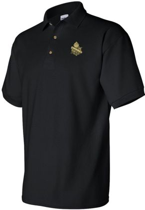 Army Civil Affairs Black 50/50 Polo X-Large