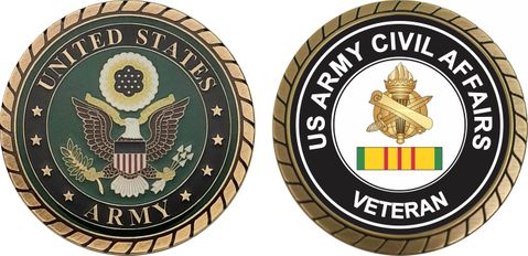 Army Civil Affairs Vietnam Veteran Challenge Coin