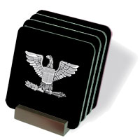 Army Colonel Rank Coasters - Set of 4