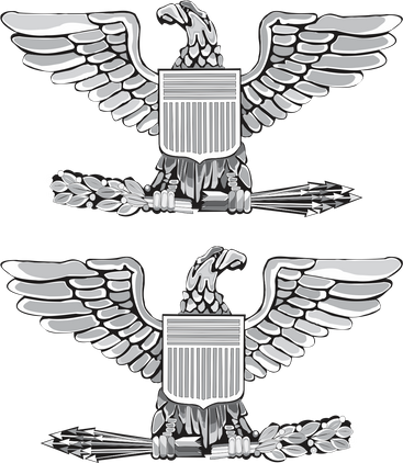 Army Colonel Rank Vinyl Sticker