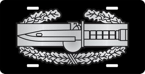 Army Combat Action Badge 1st Award  License Plate
