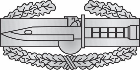 Army Combat Action Badge 1st Award  Vinyl Sticker