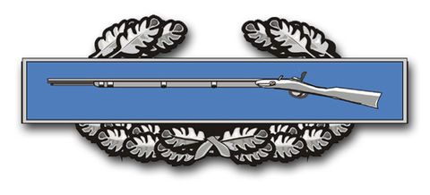 Army Combat Infantry Badge (CIB) 1st Award Vinyl Sticker