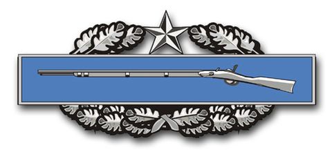 Army Combat Infantry Badge 2nd Award Vinyl Sticker