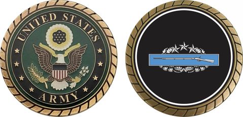 Army Combat Infantry Badge 4th Award Challenge Coin