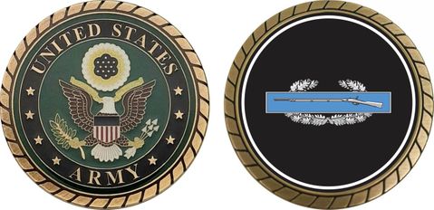 Army Combat Infantry Badge (CIB) 1st Award Challenge Coin