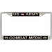 Army Combat Medic License Plate Frame