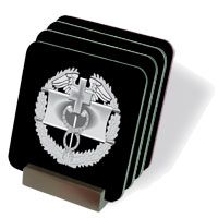 Army Combat Medical First Award Coasters - Set of 4